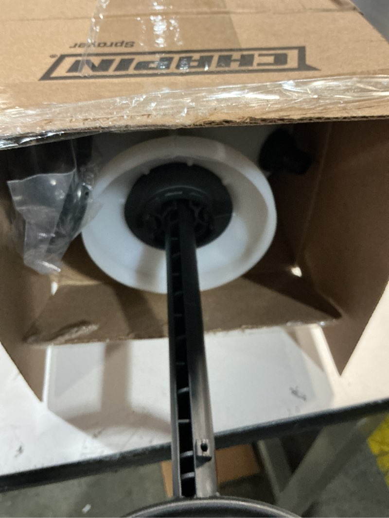 Condition photo showing New/Like New for chapin 20005 pump sprayer, 2?gallon, lawn & garden, translucent poly tank, funnel?top, surespray anti?clog filter, adjustable cone nozzle & 34" hose for fertilizer, weed & pest application 2-gallon sprayer