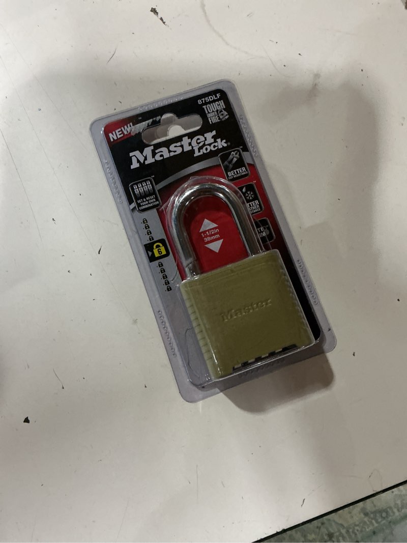 Master Lock Zinc Outdoor Combination Padlock