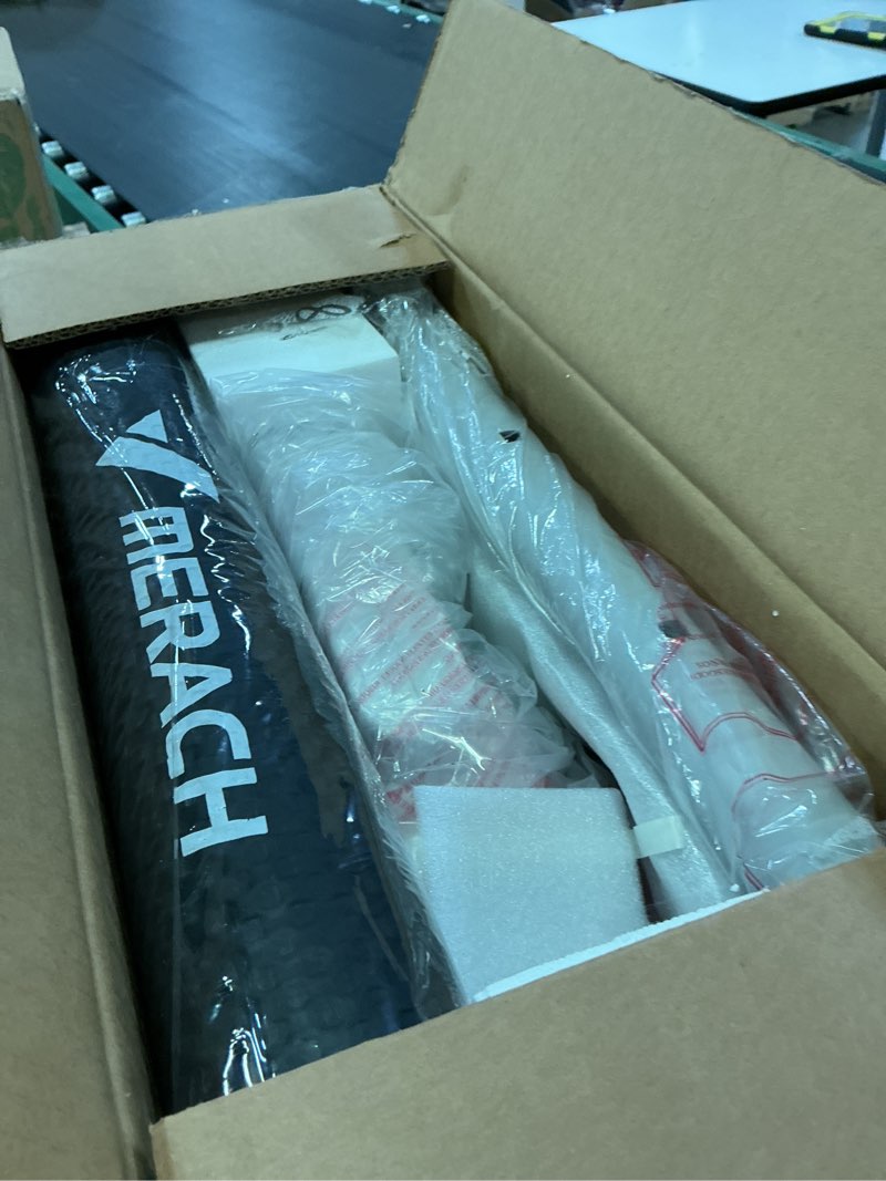 Condition photo showing New/Like New for under desk bike pedal exerciser, quiet magnetic mini exercise bike with merach app for arm, leg recovery, physical therapy, smooth foot desk cycle with 2 resistance bands & non-slip mat white & blue