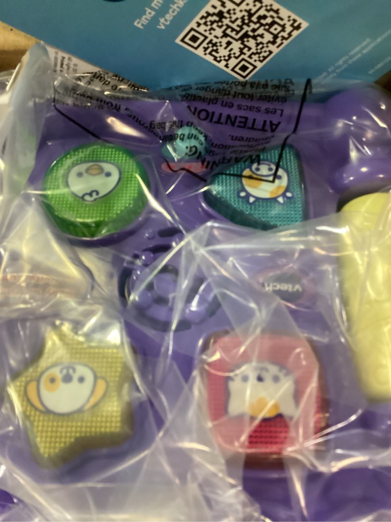 Condition photo showing Good Condition for vtech busy learners activity cube, purple purple standard packaging
