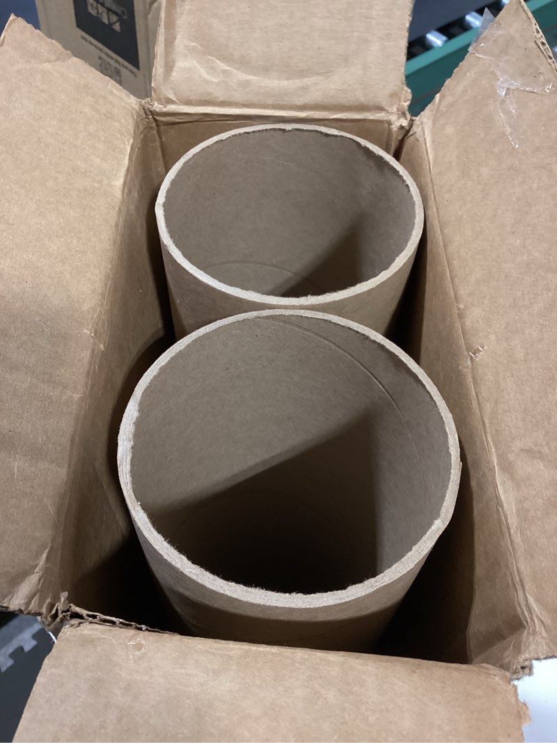 Condition photo showing Good Condition for cardboard mailing tube, 4 x 24" with plastic caps