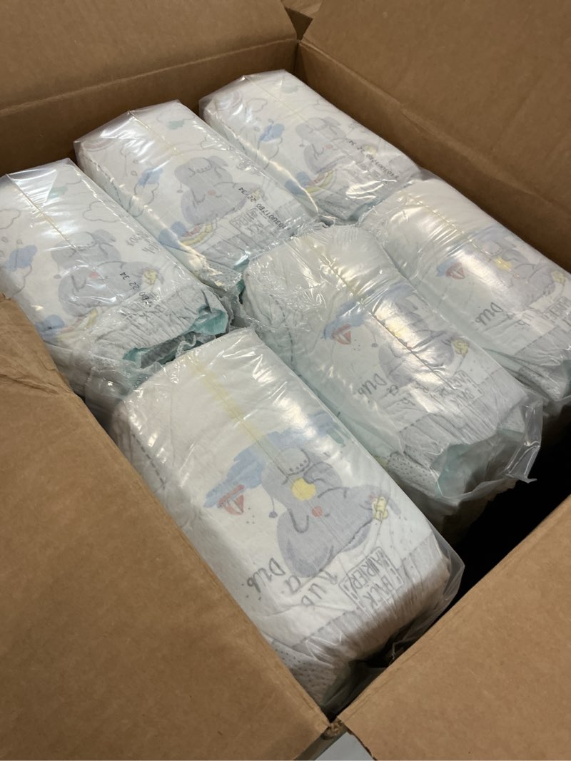 Condition photo showing Good Condition for (size:2)pampers swaddlers diapers, size 2 (10-22 lbs), 186 count, absorbent, keeps baby dry and comfortable, skin safe disposable baby diaper (packaging may vary) size 2 186