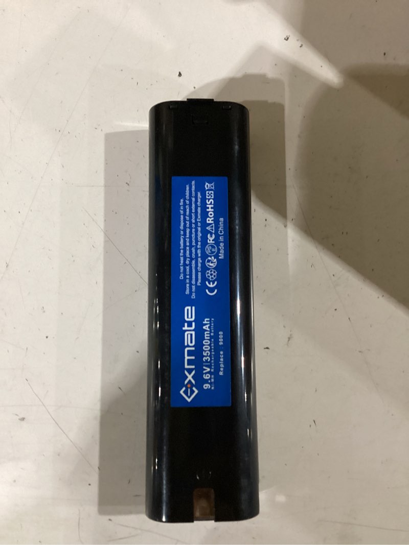 Condition photo showing As Is for exmate 3500mah 9.6v battery replacement for makita 9000 9033 9600 193890-9 192696-2 632007-4 6096d 6093d da391d 6095d 5090d 4390d 6012hd 5090d 8402vd ml902 high capacity battery 2pack