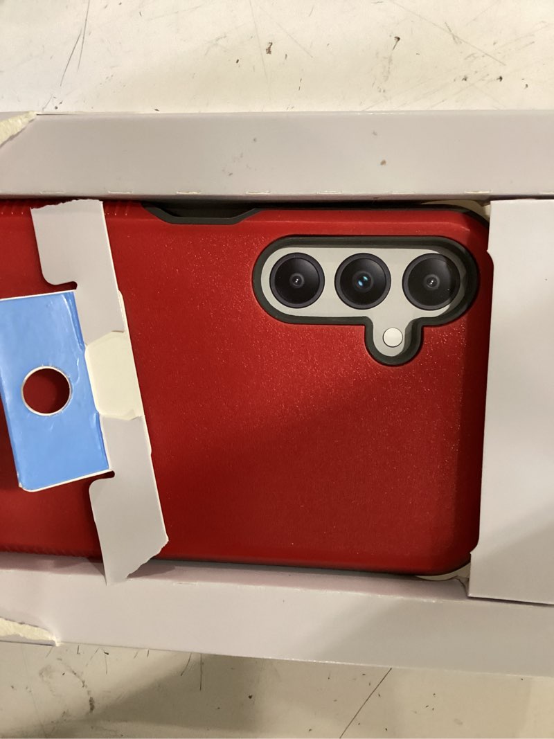 Condition photo showing Good Condition for onn slim rugged phone case for samsung galaxy a15 5g - red/gray