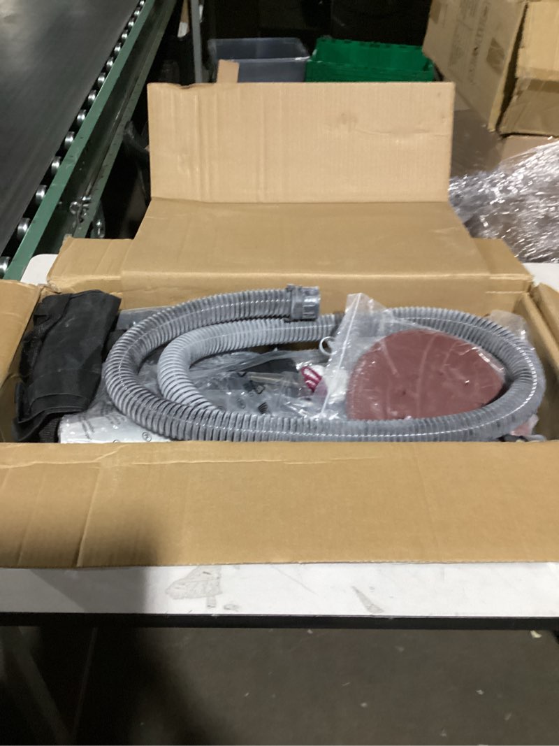 Condition photo showing As Is for Similar to Drywall Sander with Vacuum Dust Collector, 1000W Popcorn Ceiling Removal Tool, Electric Drywall Sander with Digital Display Screen 9 Variable Speed 800-2100RPM, Foldable & Extendable Handle Light Blue