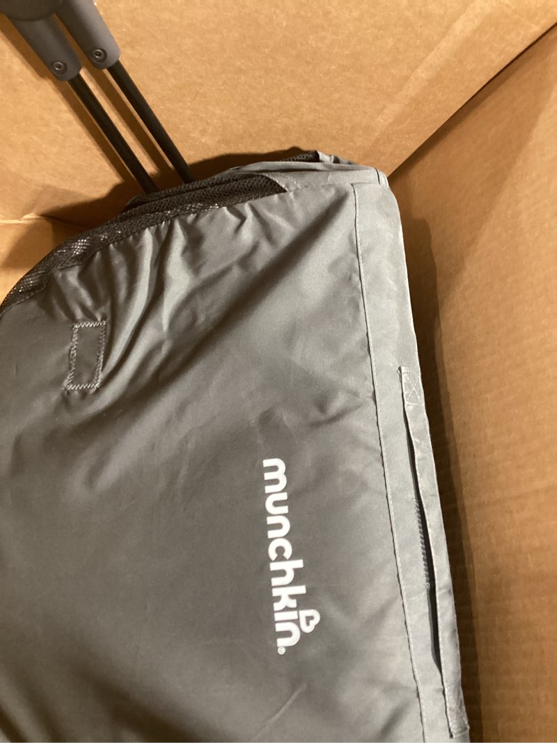 Condition photo showing As Is for Munchkin Brica Baby Travel Pod, Infant and Baby Travel Essential for Flying and Car Travelling, Easy Setup, Portable, Grey