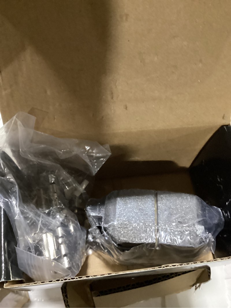 Condition photo showing As Is for brake pads rear set compatible with le-xus ct 200h pontiac vibe, scion im tc xb, toyota avalon hybrid corolla im matrix prius prime yaris rear brakes semi-metallic d1354