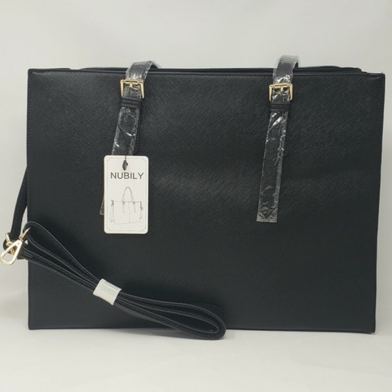 BROWN- Nubily NB6602 Laptop Bag for Women- BROWN 