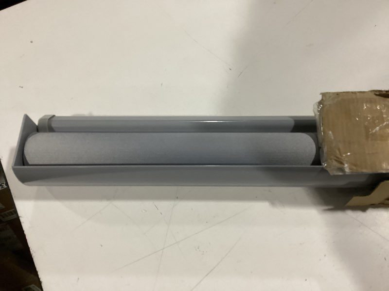 Condition photo showing Good Condition for chrisdowa cordless zebra blinds for windows, dual layer free-stop light filtering window roller shades, pull down privacy zebra shades for home, office, bedroom, door (33" w x 72" h, light grey) 33"w x 72"h light grey