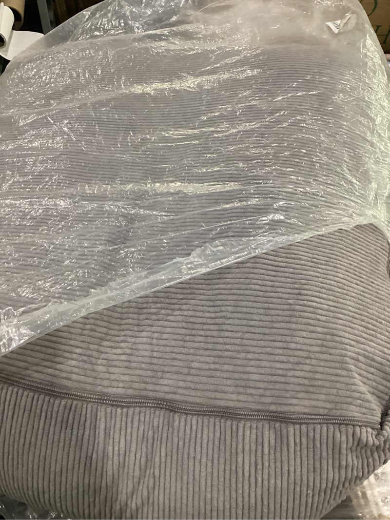 Condition photo showing As Is for grey pillow/ dog bed