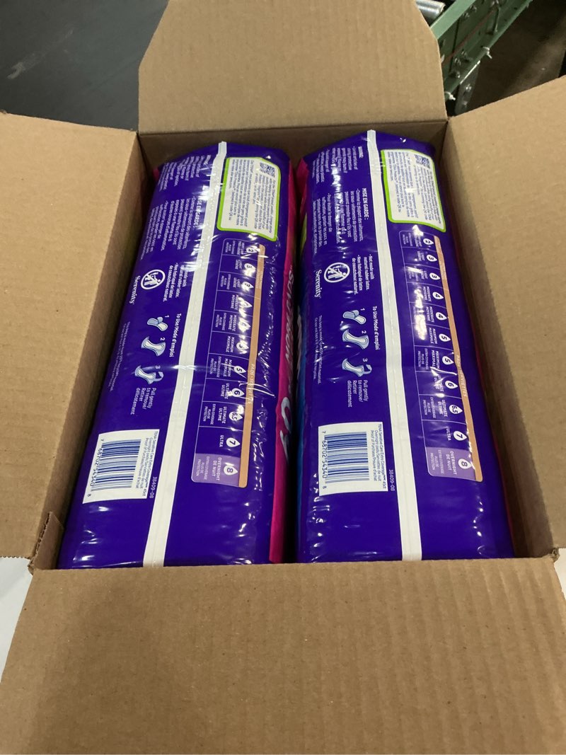 Condition photo showing New/Like New for tena sensitive care overnight incontinence pads, women, extra coverage 90ct | made for sensitive skin, these bladder control pads help prevent leaks and irritation for comfortable, secure overnight use