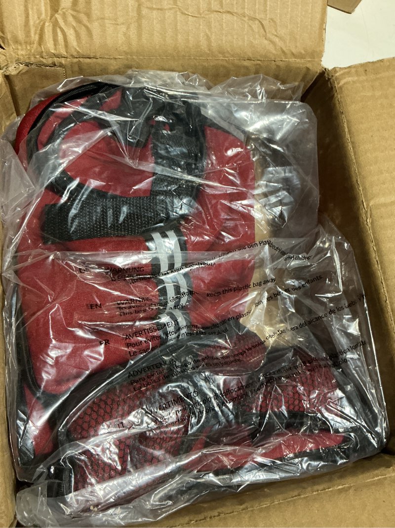 Condition photo showing Good Condition for PACEARTH Weighted Vest,6lb/8lb/10lb/12lb/16lb/20lb/25lb/30lb Weight Vest with Reflective Stripe, Body Weight Vests for Women, Men, Weight Loss Workout, Strength Training, Running, Walking, Jogging 12 LB Crimson Red