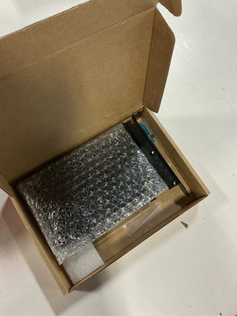 Condition photo showing New/Like New for quad nvme pcie adapter, riitop 4 ports m.2 nvme ssd to pci-e 4.0/3.0 x16 card with fan support 2280/2260/2242/2230 nvme ssd (pci-e bifurcation required) 4-port