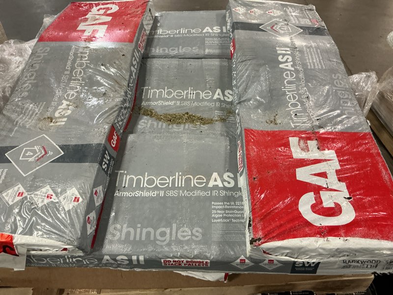 Condition photo showing Good Condition for gaf timberline armorshield ii barkwood laminated architectural roof shingles (33.33-sq ft per bundle)