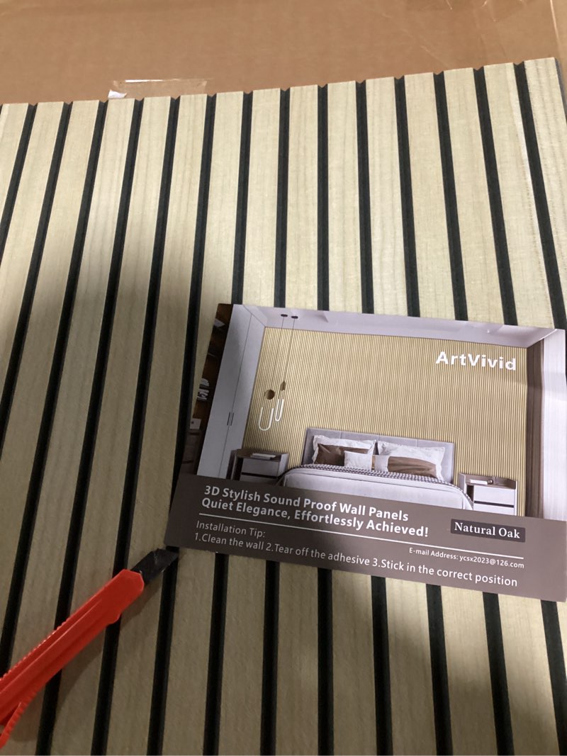 Condition photo showing New/Like New for (similar to) 10 pack large acoustic panels, 47.2 x 23.6 x 0.35 inch sound proof foam panels for walls?premium noise dampening panels,sound panels for media room, office and studio,camelt