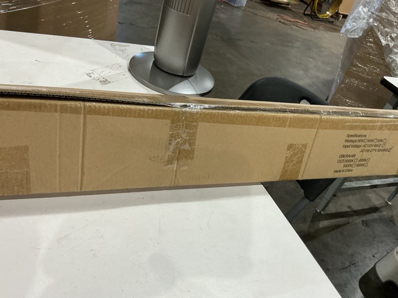 Condition photo showing New/Like New for antlux 4ft led flush mount puff lights, 40w 4500lm, 4000k neutral white, 48 inch linear led kitchen ceiling lighting fixtures for laundry, craft room, fluorescent light replacement 4000k 40w