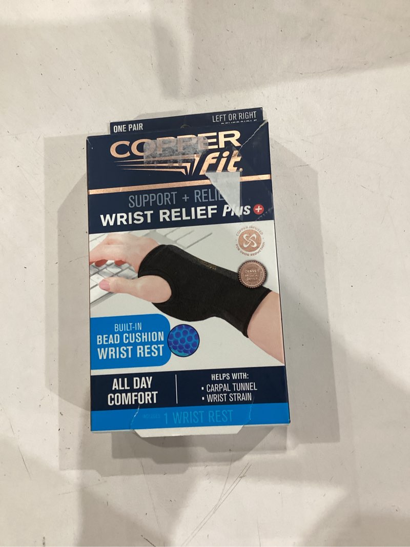 Condition photo showing Good Condition for copper fit® health wrist relief plus support | carpal tunnel | one size fits most