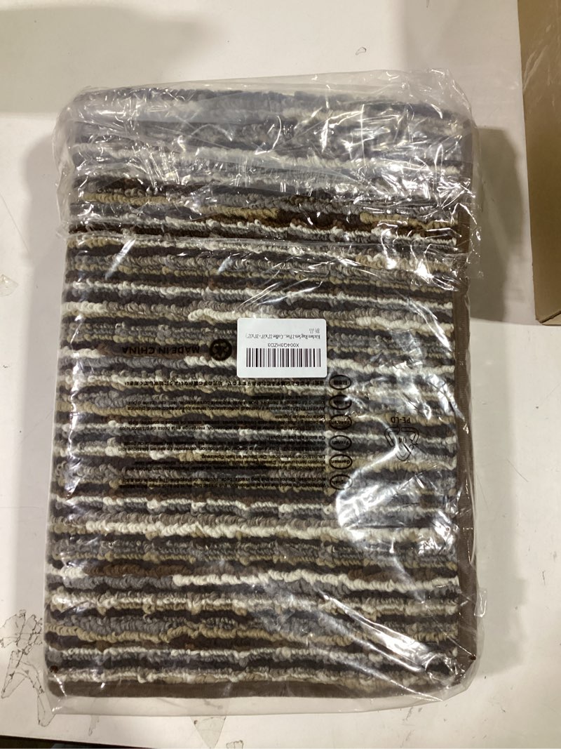 Condition photo showing Good Condition for Kitchen Rugs Sets of 2-Non Slip Kitchen Mats for Floor-Thick Stain Resistant Vintage Kitchen Floor Mat Runner Carpet for Hallways Entryway Laundry Room Washable?Brown 22"x59"+20"x32"?