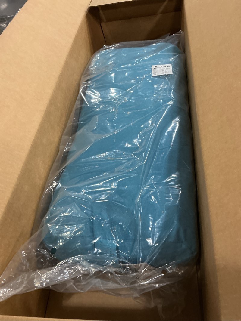 Condition photo showing Good Condition for Gaiam Round Yoga Bolster Pillow, Soft Meditation Cushion for Yoga, Massage and Back Support, Breathable Cotton Fill, Zippered Microfiber Cover, Easy-Carry Handle, Machine Washable Teal