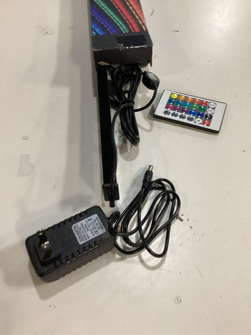 Condition photo showing Good Condition for submersible aquarium light, fish tank light with air bubble hole, rgb color changing brightness adjustable ip68 waterproof remote control led light for aquarium fish tank 20 inch 20 inch air bubble hole