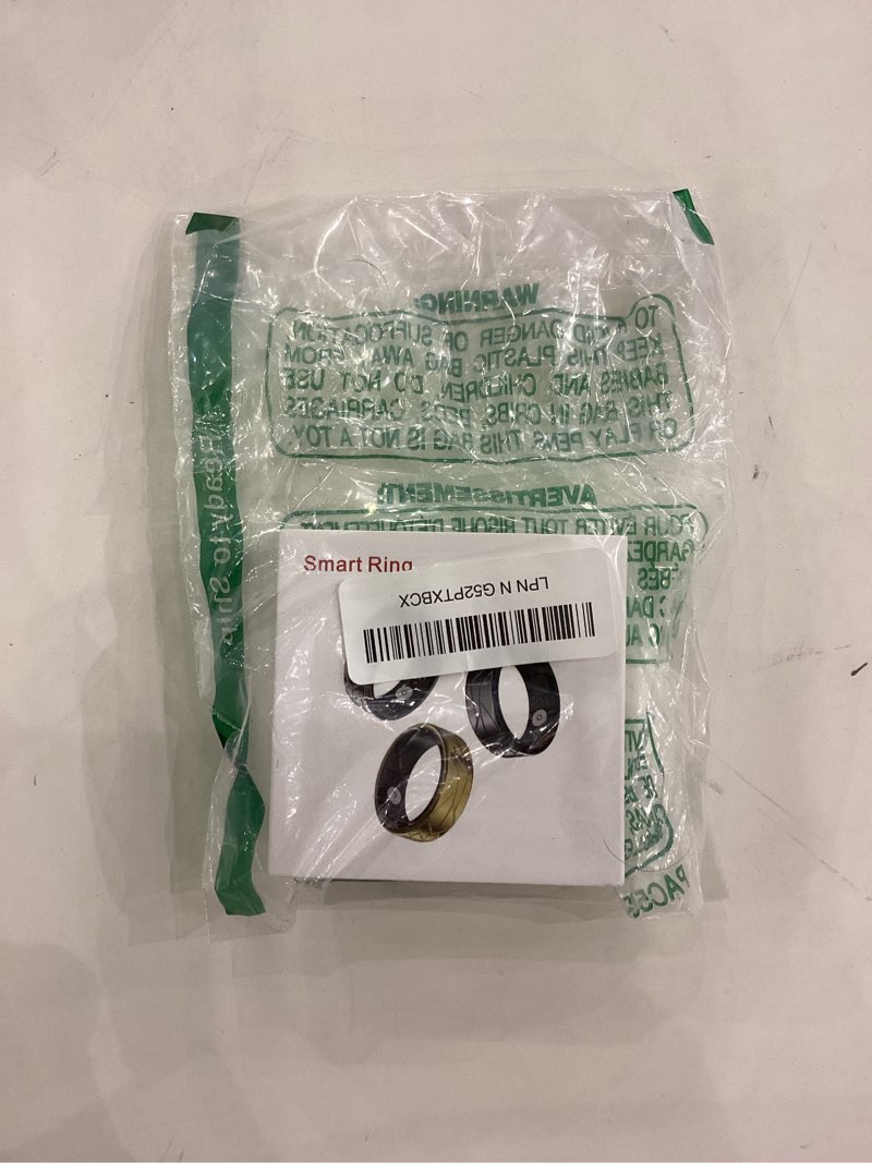 Smart Ring Health Tracker for Women Men, Heart Rate/Blood Oxygen/Sleep Tracker/Step Counter, Fitness