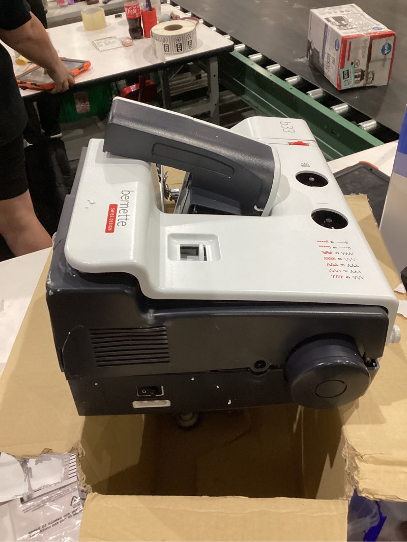 Condition photo showing As Is for bernette 33 swiss design sewing machine