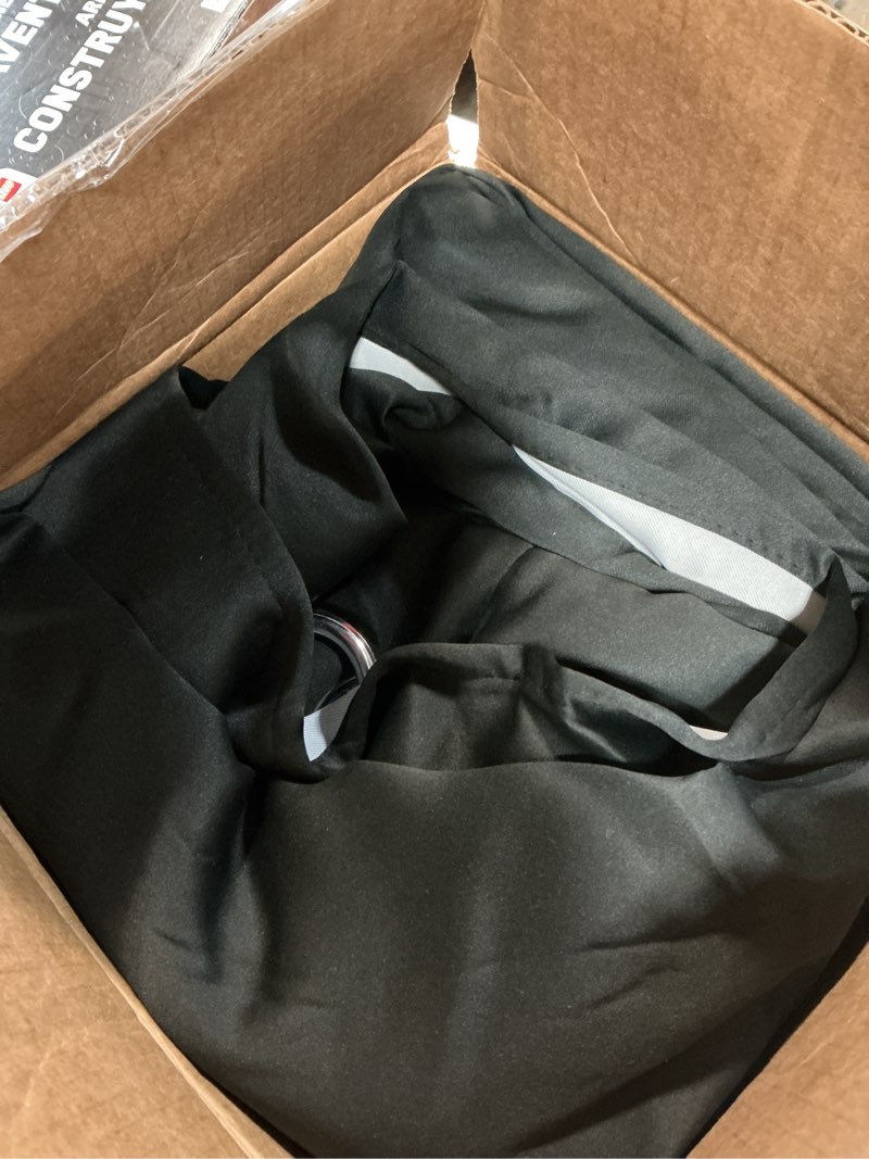 Condition photo showing Good Condition for KGORGE 4-in-1 Soundproof Anti Dust 100% Blackout Curtains with Melt-Blown Layer Noise Reducing Thermal Insulating Window Drapes for Bedroom Nursery, W 52 x L 84, Black, 2 Panels