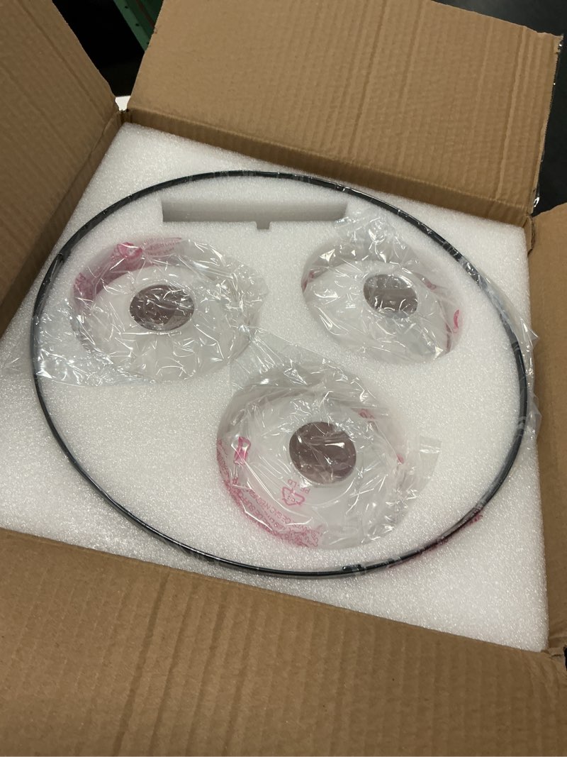 Condition photo showing Good Condition for modern industrial semi flush mount ceiling light, 3-light black farmhouse ceiling light fixture with glass shade, hallway lighting fixture for kitchen, bedroom, bathroom, foyer, laundry room 12.79in