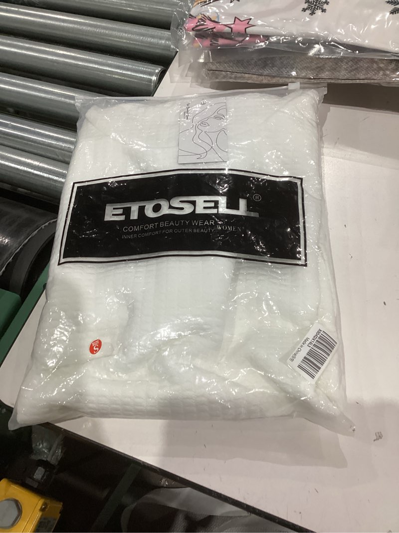 Condition photo showing New/Like New for Womens Hoodies Casual Short Sleeve Drawstring Waffle Pullover Tops Loose Sweatshirt with Pocket Black Small