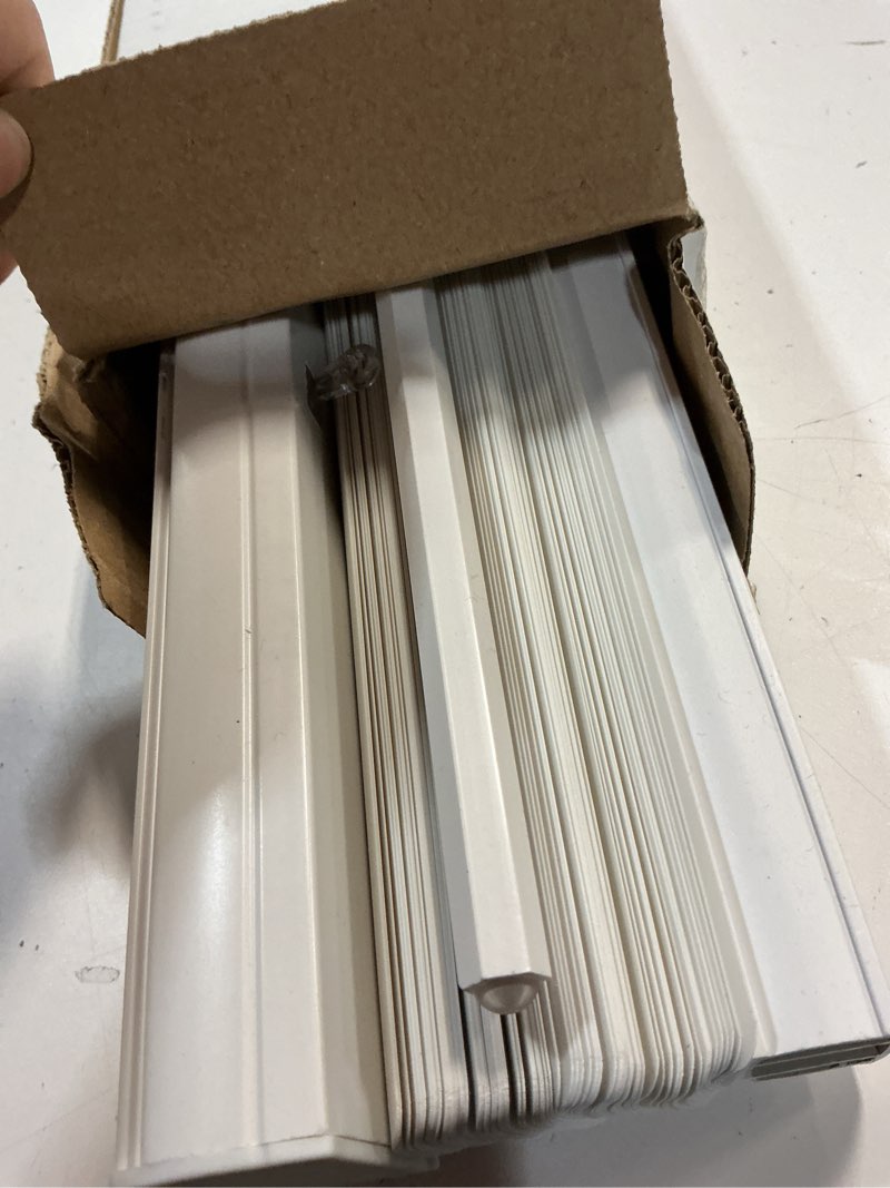 Condition photo showing As Is for mainstays 1  cordless vinyl light filtering mini blinds  white  34x64