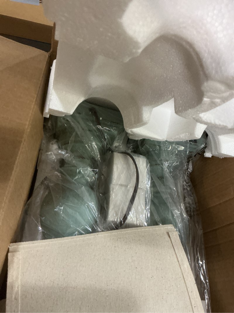 Condition photo showing Good Condition for 29" Tall Table Lamp for Living Room Set of 2,Coastal Bedside Nightstand Lamps with USB C+A Ports & AC Outlet,3-Way Dimmable Touch Control Retro Blue Desk Lamp for Bedroom,Color 3