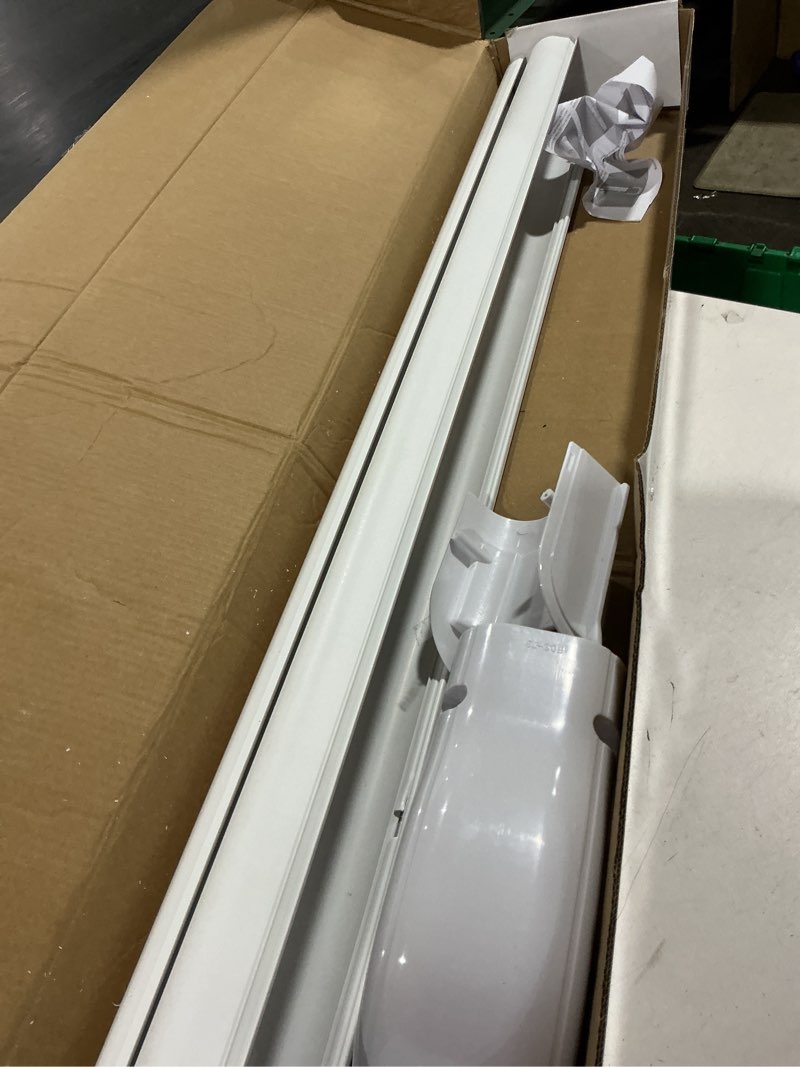 Condition photo showing As Is for ductlessaire - mini split line set cover kit - paintable mini split cover for air conditioner & mini split ac/heating system - durable protection - ideal for indoor & outdoor use (white, 3" x 7.5 ft) white 3 x 7.5 in