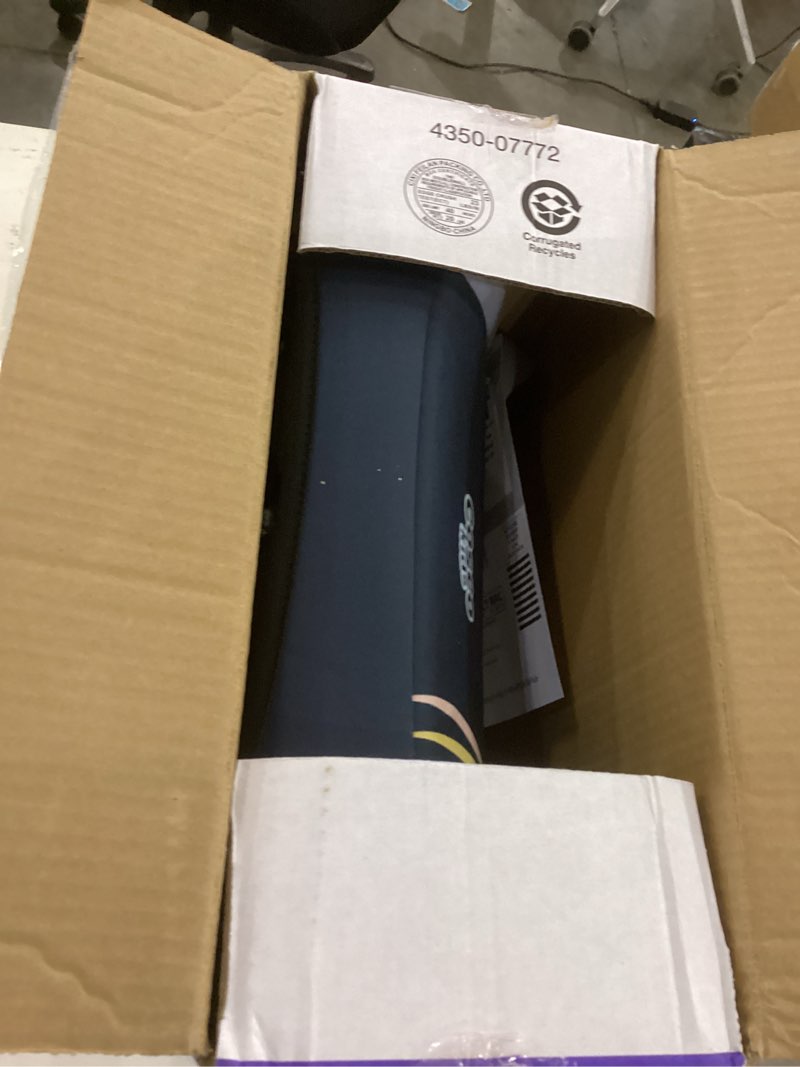 Condition photo showing As Is for Cosco Topside Backless Booster Car Seat, Lightweight 40-100 lbs, Rainbow