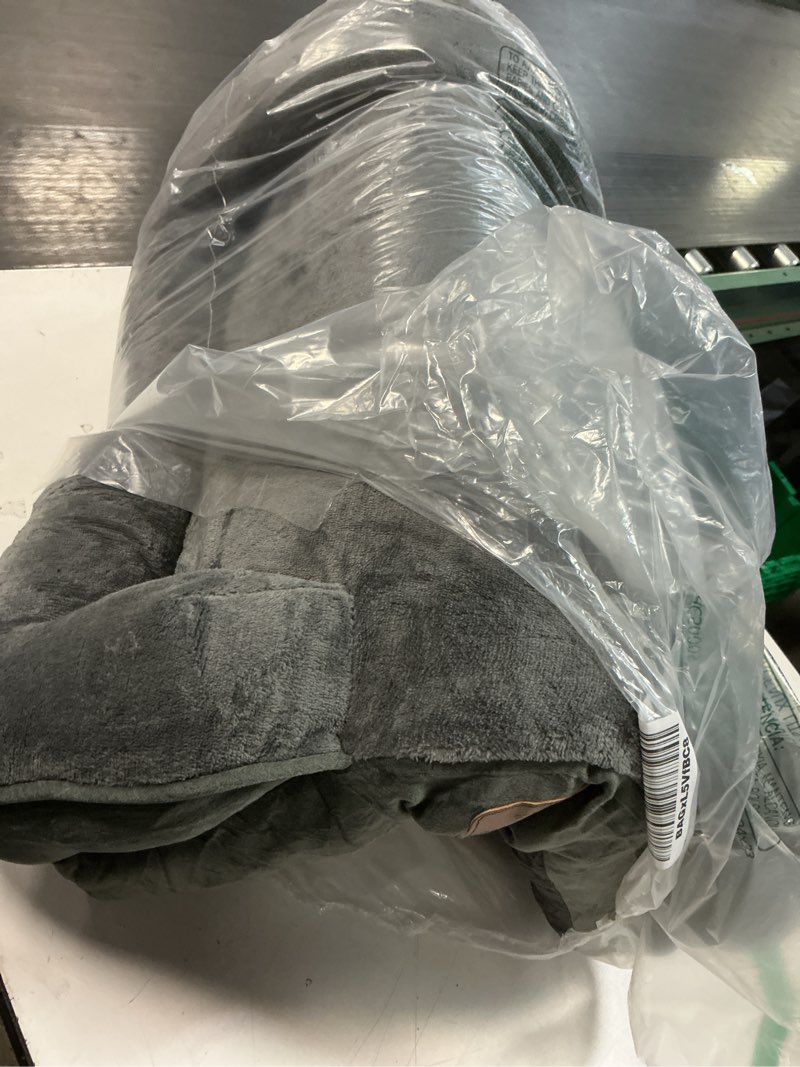 Condition photo showing Good Condition for Bedsure Orthopedic Dog Bed Medium Size Dogs - Washable Medium Dog Cat Bed Waterproof, Comfort Pet Couch Sofa with Washable Removable Cover, Pets Bed with Nonskid Bottom, Dark Grey, 28" 28"L x 23"W x 6.5"Th Dark Grey