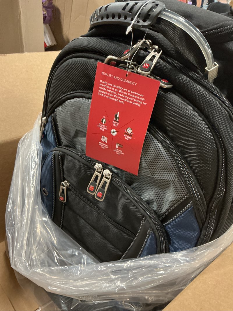 Condition photo showing New/Like New for star cloud rolling backpack with wheels, usb & type-c charging port, 21x14x9 water resistant wheeled backpack, 17.3" roller laptop backpack, carry on luggage for business travel college work bag rolling backpack without tsa lock