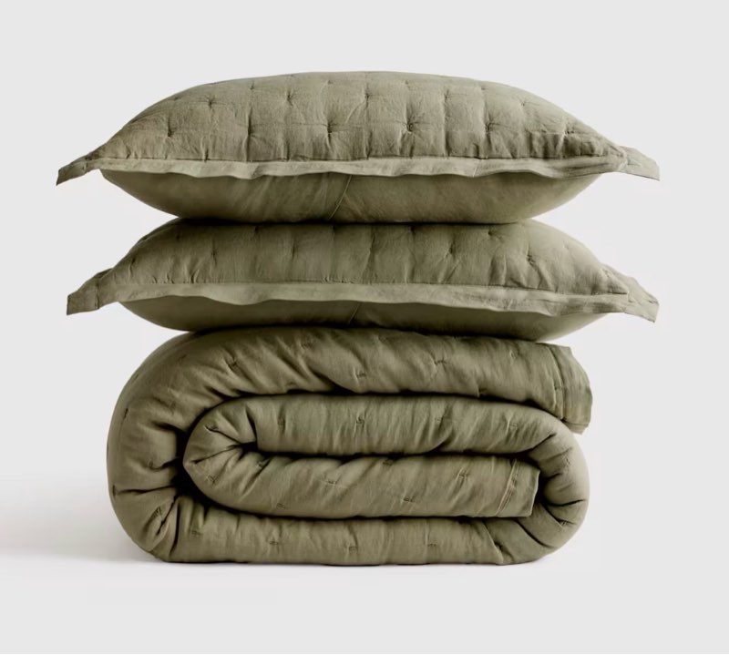 european linen dream quilt set king/cal king 