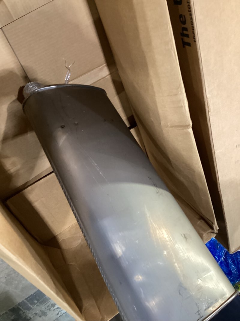 Condition photo showing As Is for Walker Quiet-Flow SS 54654 Direct Fit Exhaust Muffler Assembly 2.75" Inlet (OD) 2.5" Outlet (ID) for Chevrolet Trailblazer