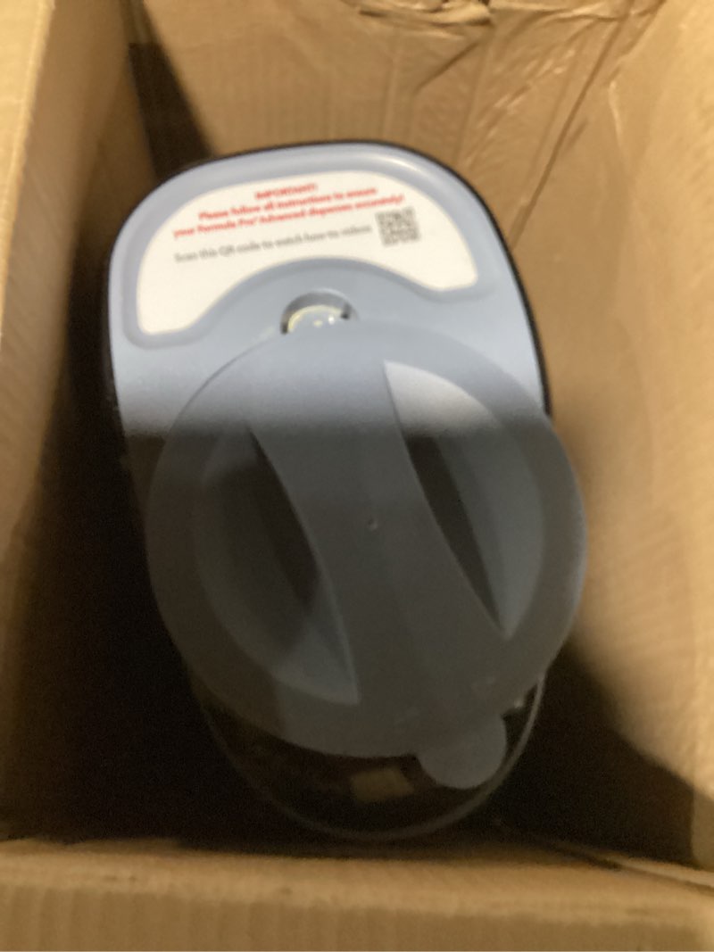 Condition photo showing As Is for Baby Brezza New and Improved Formula Pro Advanced Formula Dispenser Machine - Automatically Mix a Warm Formula Bottle Instantly - Easily Make Bottle with Automatic Powder Blending, Slate