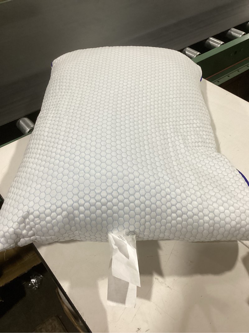 Condition photo showing Good Condition for nectar tri-comfort cooling pillow - adjustable firmness & support - cooling cover - pressure relief - helps reduce neck pain - premium memory foam & microfiber down alternative standard