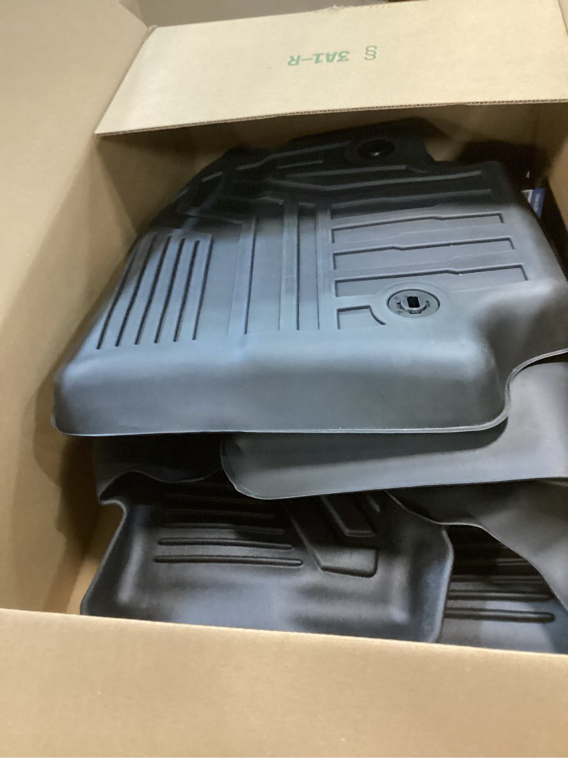 Condition photo showing As Is for Powerty Floor Mats for 2019-2024 2025 Toyota RAV4 Accessories All Weather Floor Liner 3D TPO 1st & 2nd Row Floor Mat Heavy-Duty Floor Liners(FIT All Models) 1st & 2nd Row?For?19-25?Toyota RAV4