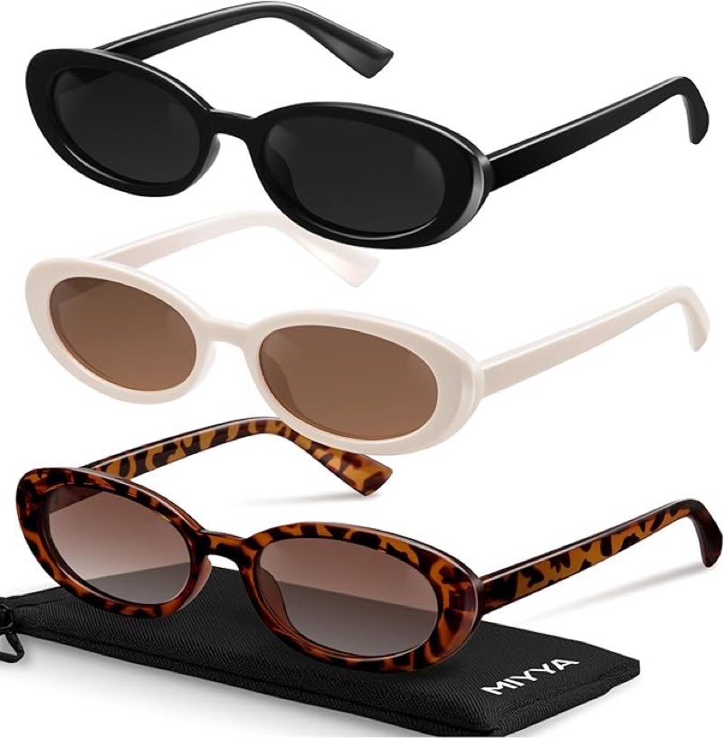 miyya Old Money Polarized Oval Sunglasses – 2025 Edition, UV400 Protection, Feather-Light Fit & Trendy Colors