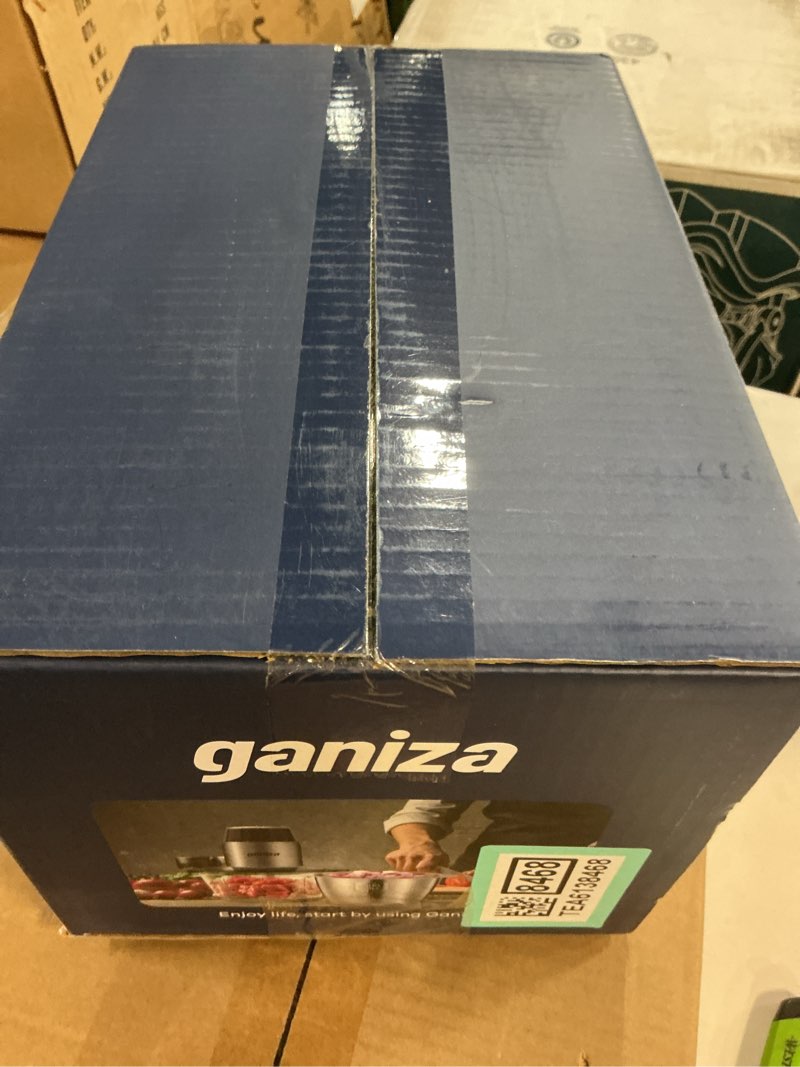 Condition photo showing New/Like New for GANIZA Food Processors, Electric Food Chopper with Meat Grinder & Vegetable Chopper - 2 Bowls (8 Cup+8 Cup) with Powerful 450W Copper Motor - Includes 2 Sets of Bi-Level Blades for Fruits/Meat/Nuts Black