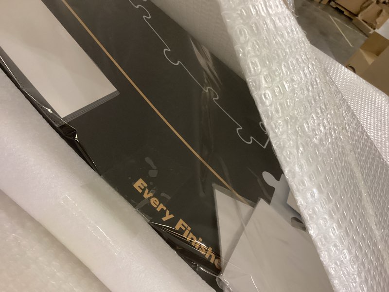 Condition photo showing Good Condition for Puzzle Storage Folder with Labeling Tabs & Name Card Pocket, Portable Puzzle Holder for 1000 Piece Jigsaws with Handle, 28.3 * 21in(Inner Page),Black Storage Book 1000pcs