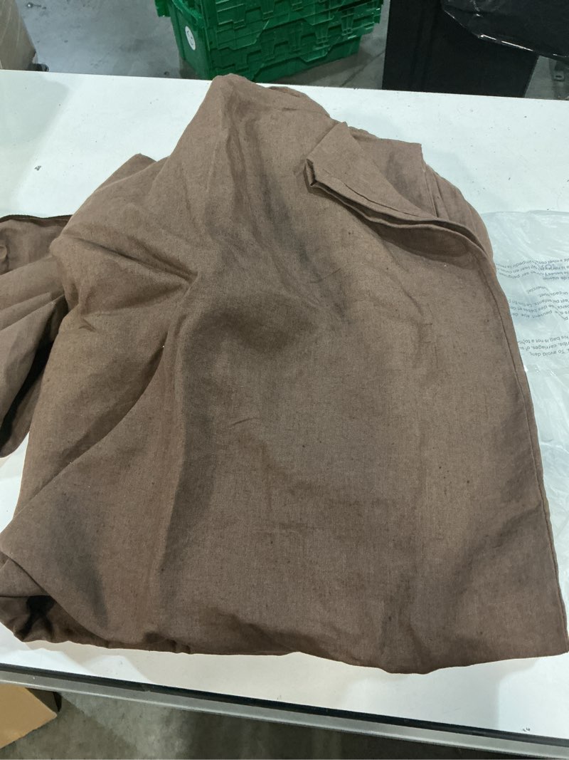 Condition photo showing Good Condition for european linen duvet cover, espresso, king/cal king