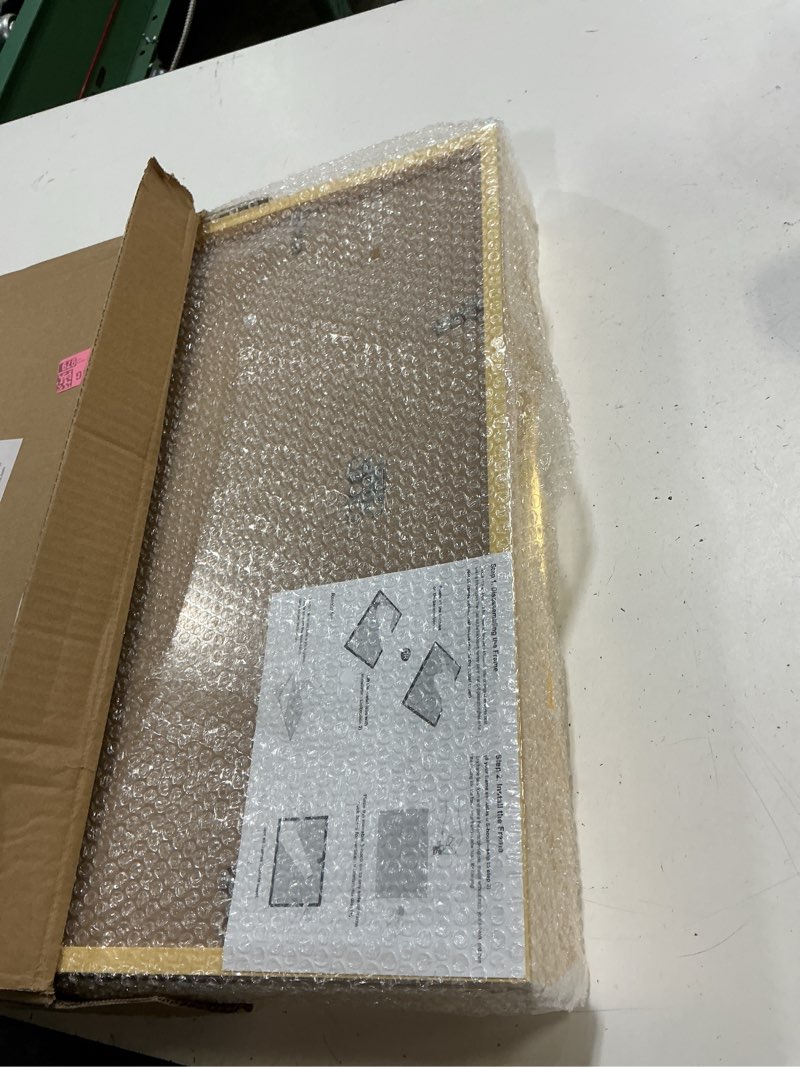 Condition photo showing New/Like New for upsimples 16x20 picture frame, gallery wall frames set of 5, gold | poster frame collage wall decor, 11x14 picture frame with mat for family, baby, wedding, hallway, christmas gold 16x20