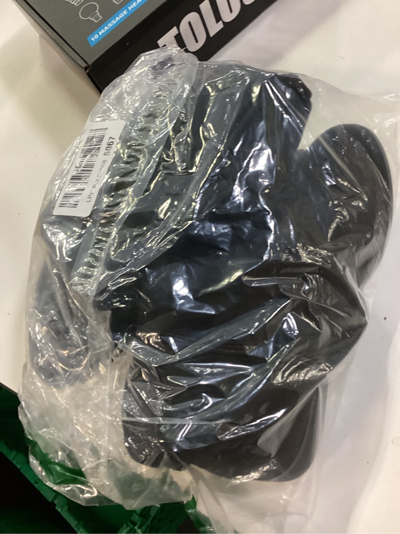 Condition photo showing New/Like New for Shoe'N Tale Women's Knee High Boots Flat Low Heel Slouch Pointed Toe Winter Shoes with Side Zipper 7 Black