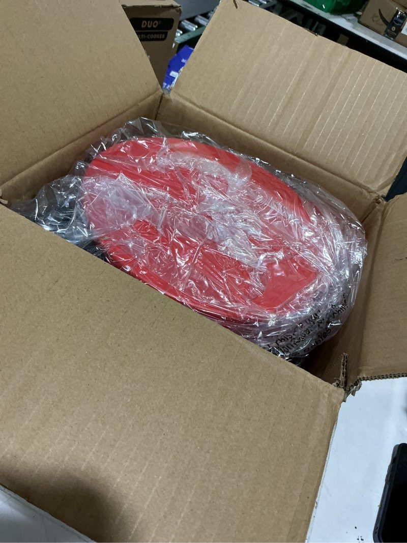 Condition photo showing New/Like New for geiserailie 1 set 4 gallon biohazard trash can with foot-operated self-closing lid, biohazard labels & bags for industrial lab infectious waste disposal, step to open, step again to close 4 gallon plastic 1