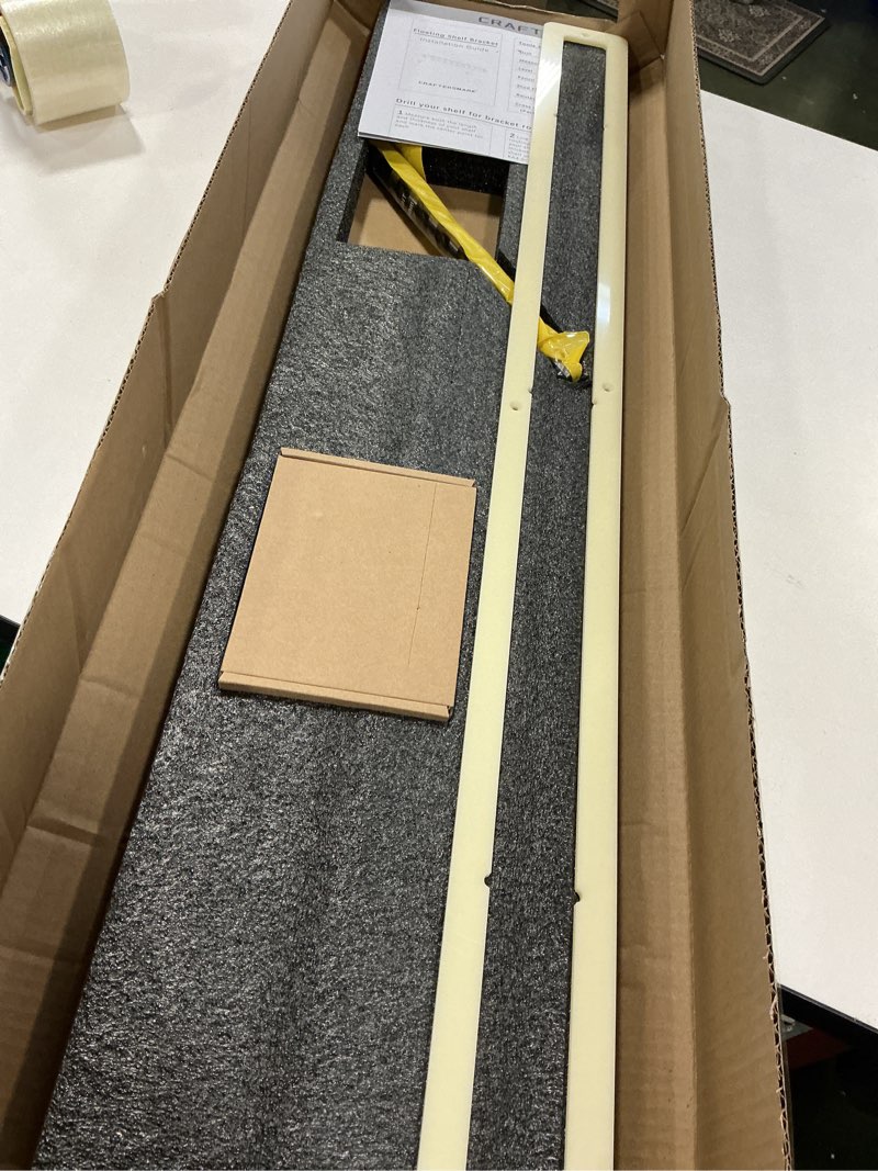 Condition photo showing New/Like New for 1pc Floating Shelf Hardware Heavy Duty Hidden Shelf Brackets Support,Wall Mounting Invisible Floating Shelves Bracket with Jig (34" x 8" x 1.5" with Tools)