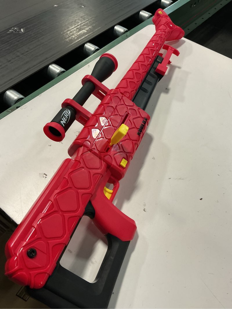Condition photo showing As Is for Nerf Roblox Zombie Attack: Viper Strike Dart Blaster, Code to Redeem Exclusive Virtual Item, Clip, 6 Elite Darts ZOMBIE ATTACK Single