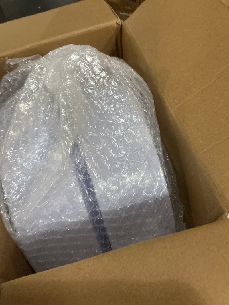 Condition photo showing New/Like New for bucla 100pcs white plastic plates-10.25inch disposable dinner plates-premium party&wedding plates white 10.25inch